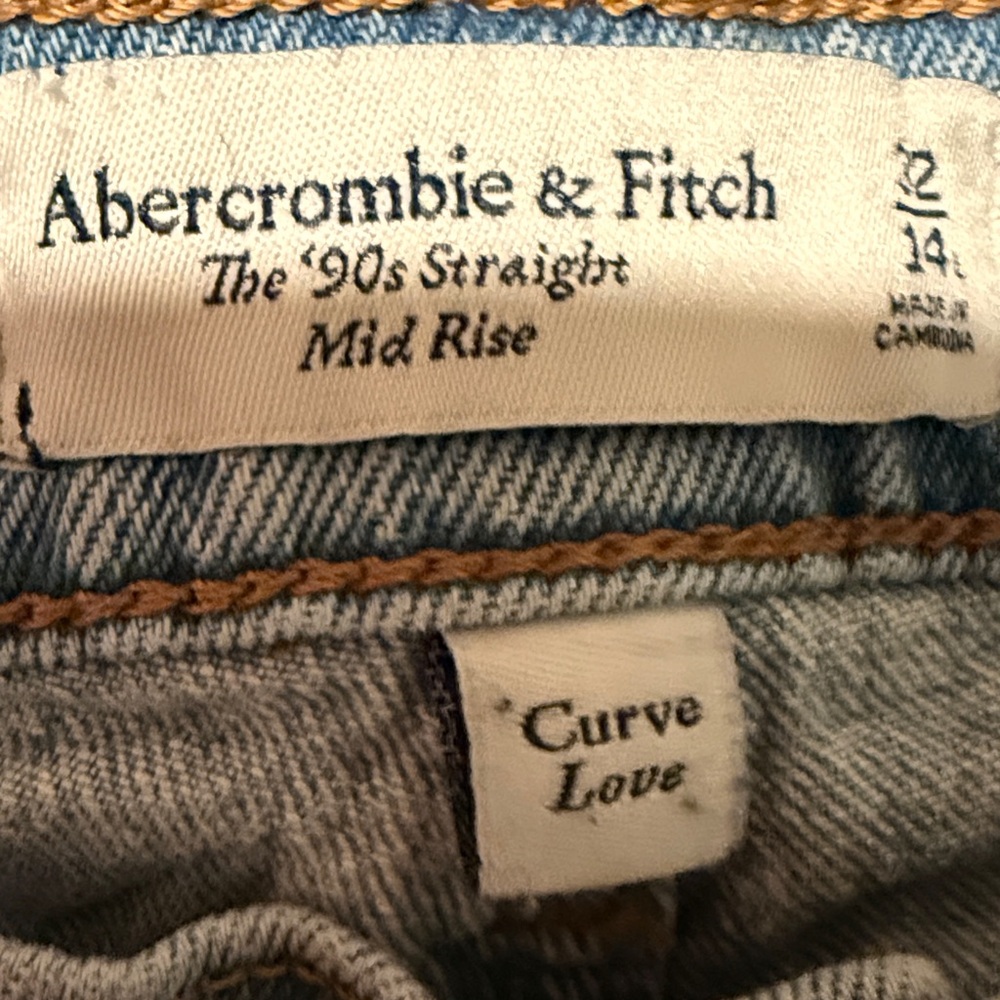 Abercrombie Jeans 90’s Curve love baggy - Picture 2 of 5